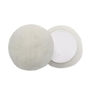 6 In Sheepskin Pad Flat Velcro