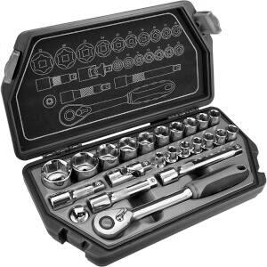 Socket Wrenches 1/2, Set of 23
