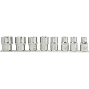 Spline Sockets, 1/2, Set of 8 