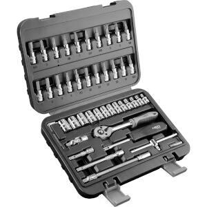 Socket Wrenches 46 Pcs, 1/4, C
