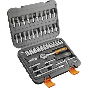 Socket Wrenches 46 Pcs, 1/4, C