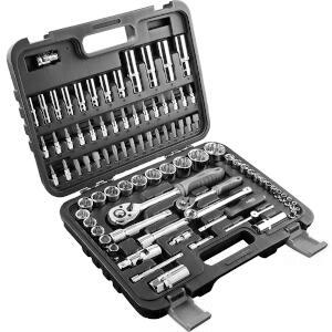 Socket Wrenches, 86 Pcs, 1/2 I