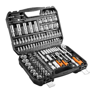 Socket Wrenches, 110 Pcs, 1/4 