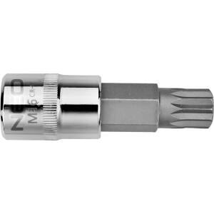 Spline Bit On Socket, 1/2", So