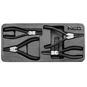 Circlip Pliers, Set of 4 Pcs, 