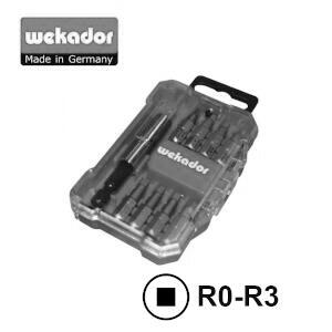 9Pcs. Square Bit Set Con