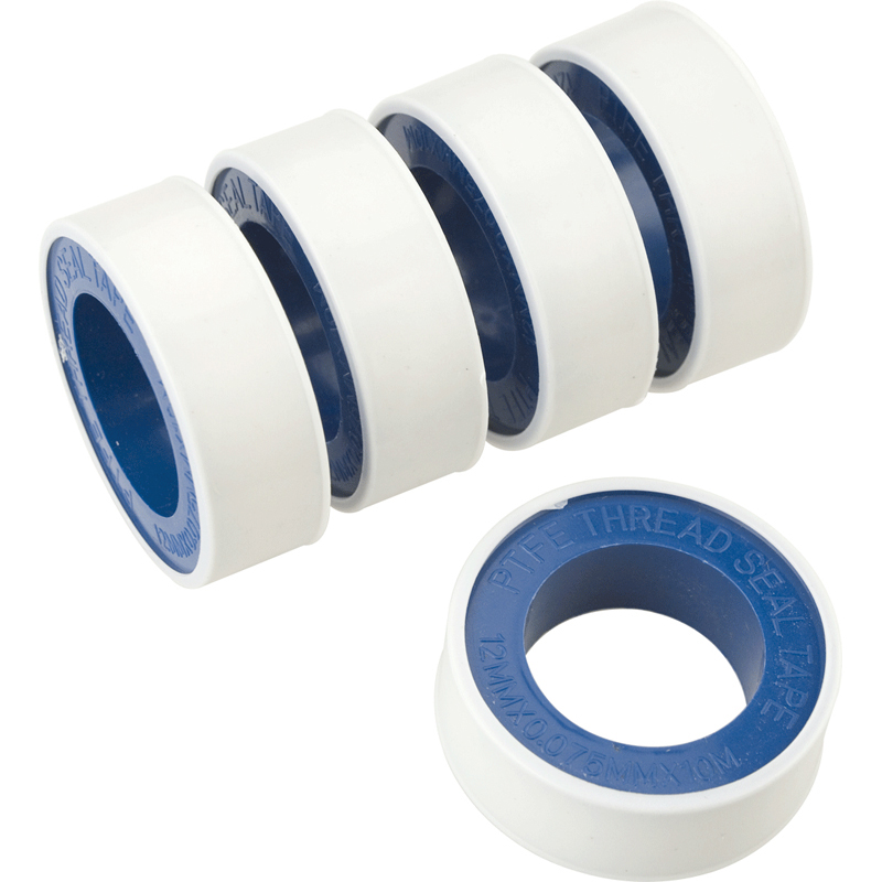 Pipe Sealing Tape 10 M X 12 Mm X 0.075 Mm, Ptfe